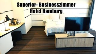 Hotel Hamburg Hyperion Hotel Superior und Businesszimmer Roomtour [upl. by Stranger]