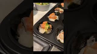 Salmon Sushi sushi salmon salmonsushi food cooking recipe trending sushistyle [upl. by Matta]