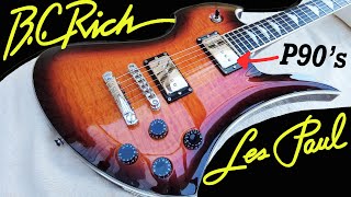 The BC Rich Les Paul  Mockingbird with p90 pickups [upl. by Anul]