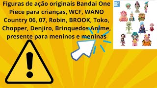 Figuras de ação originais Bandai One Piece para crianças WCF WANO Country 06 07 Robin BROOK [upl. by Kakalina352]