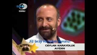 S titulky Halit a Meryem Sultán v Beyaz Show [upl. by Aiuqat]