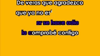 VAS A LLORAR POR MI BANDA EL RECODO KARAOKE [upl. by Zumstein]