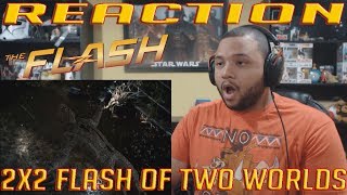 The Flash 2x2 quotFlash of Two Worldsquot REACTION [upl. by Nerta]