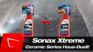 SONAX Ceramic Spray Versiegelung vs SONAX Ceramic Quick Detailer Schnellpflege Vergleich [upl. by Akiwak]