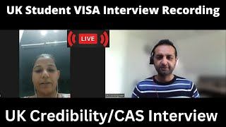 UK Student Visa Interview Questions amp Answers 2023  UK CAS Interview  UK Credibility Interview [upl. by Emilee]