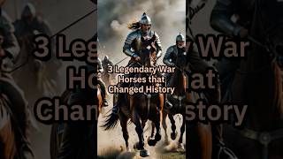 3 Legendary War Horses that Changed History shorts history hourse [upl. by Sivrad]