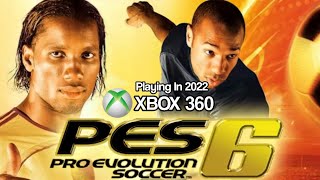 PES 6 Xbox 360 In 2022 [upl. by Alrick]