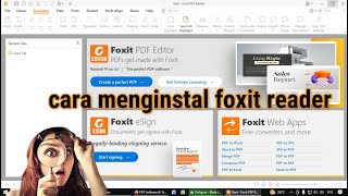 cara instal foxit reader di windows [upl. by Orteip]