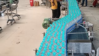 thane Bisleri line 120 bpm 1 ltr connect with syam bowmold Sigma filler amp labler and clearpack [upl. by Eillib220]