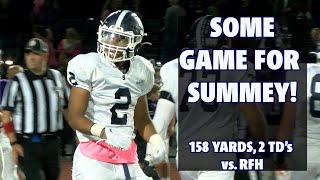 Middletown South 27 RumsonFair Haven 21  HS Football  Donovan Summey 158 yards 2 TDs [upl. by Desiree728]