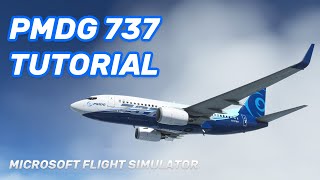 PMDG 737 MSFS  Full Flight Tutorial [upl. by Janith187]