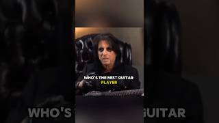 Alice Cooper answer to whos the best guitar player of all time guitar rockinterview alicecooper [upl. by Ettenyar]