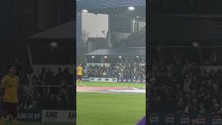 Northampton town fans disrupting remembrance 😤 football bcfc kickoff northampton [upl. by Olegnaed]