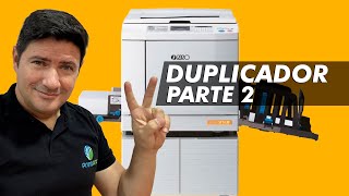 Duplicador digital Riso SF 5130  PARTE 02 [upl. by Sirroned]