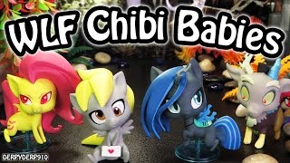 My Little Pony WeLoveFine Chibis Villains Fluttershy Derpy Queen Chrysalis Discord MLP Toy Review [upl. by Rahel472]