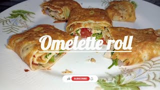 omelette roll👍youtube vlogs omeletteroll foodrollfoodomelettelike subscribe sher [upl. by Katey]