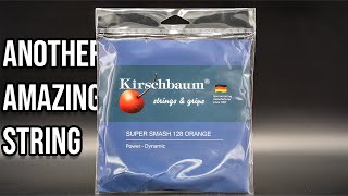 for your consideration  Kirschbaum Super Smash Orange Tennis String Review [upl. by Collbaith]