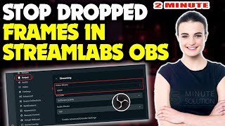 How to stop dropped frames in streamlabs OBS 2024 Quick amp Easy [upl. by Sitto]