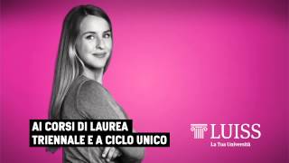 Lauree Triennali  Campagna LUISS 2014 [upl. by Ahsoet]