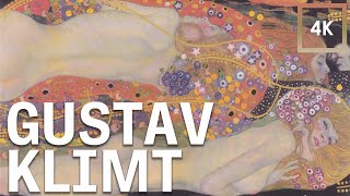 Gustav Klimt  A Collection of 158 Artworks [upl. by Ecadnak896]