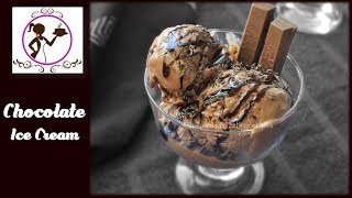 Chocolate Ice Cream Recipe  Easy Chocolate Ice Cream Recipe in Bengali  Home made Ice Cream [upl. by Etnomed903]