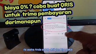 Potongan 0 Cara Daftar Gopay Merchant Buat QRIS All Payment Terbaru 2025 [upl. by Hamner527]