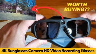 4K Sunglasses Camera HD Video Recording Glasses Review  Worth Buying [upl. by Cris]