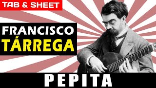 TABSheet Pepita Polka by Francisco Tarrega PDF  Guitar Pro  MIDI [upl. by Atrim244]