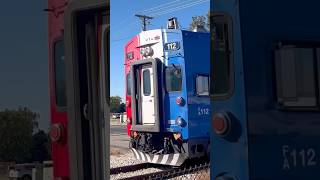 Front runner doing 79 MPH frontrunner upcomingvideo trains shorts [upl. by Serilda]