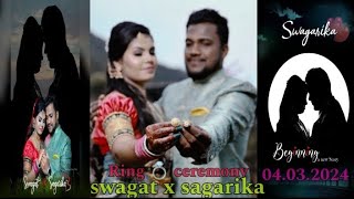 BEST CINEMATIC RING CEREMONY TEASER of Swagat amp Sagarika👩‍❤️‍👨  Kalinag Rana FiFullHD [upl. by Hershel689]