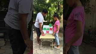 X amp O challenge Game tic tac toe game challenge Daddy 😎 vs teytey👧🏻 who is winner 🥇👏🏻 [upl. by Gibson]