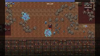 Vampire Survivors  Inlaid Library  Krochi worst combination and stilll clear stage [upl. by Keelby948]