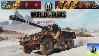 WOT Replay Panhard AML Lynx 6x6  10 kills  43K damage [upl. by Odnama]