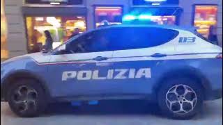 ARMED RESPONSE Italian Police Convoy Responding [upl. by Nomolos]