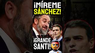 ¡ABASCAL DESTROZA a SÁNCHEZ 💥 ERES LÍDER en DESVERGÜENZA y CRIMEN [upl. by Snahc]