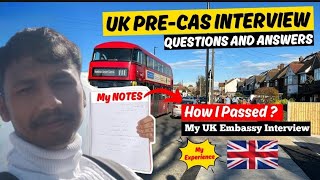 My pres CAS Interview UK 🇬🇧 experience [upl. by Eikcir782]