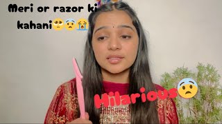 My Experience with razor😭Disadvantages of Razor😳youtube relatable razor viral viralvideo [upl. by Jarrell]