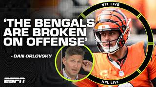 The Bengals are BROKEN on offense  Dan Orlovsky after Cincys loss to the Patriots  NFL Live [upl. by Bryan]