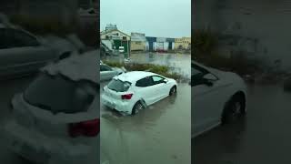 Hurricane Kirk brought heavy rains and heavy winds to Spain October 12 2024 [upl. by Sneed]