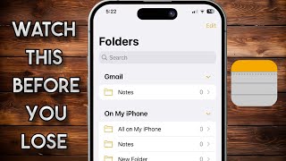 WARNING Losing ALL Your Apple Notes Could Happen to YOU [upl. by Fablan68]