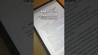 Kako naučiti gradivo iz udžbenika 🫣📖☕️🎧🖇️ [upl. by Neri461]