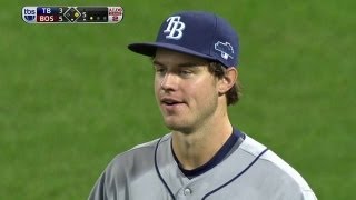 Red Sox fans serenade Myers after catch [upl. by Tegdirb535]