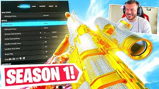 NEW 1 BEST SETTINGS in SEASON 1 WARZONE BEST CONTROLLER SETTINGS BO6 [upl. by Aehtela]