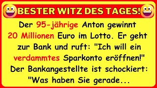 🤣 BESTER WITZ DES TAGES Der 95jährige Anton gewinnt 20 Millionen Euro im Lotto [upl. by Raskin]