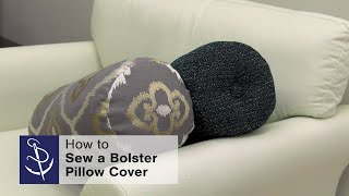 How to Make A Bolster Pillow Cover [upl. by Longtin]