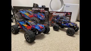 Traxxas rustler 4x4 vxl self righting [upl. by Ibed]