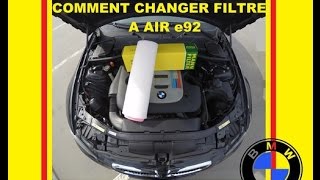 Comment changer son filtre à air BMW 330d e92 e90 e93 [upl. by Sung157]