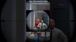 Kill The Crazed Thug Pure Sniper mission gtav gaming headshot [upl. by Crompton727]