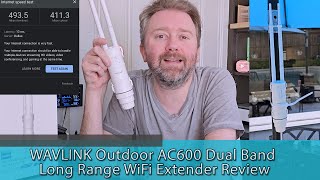 Boost Your WiFi Signal with the WAVLINK Outdoor AC600 Extender Review [upl. by Secundas]