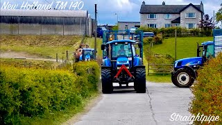 New Holland TM 140  Straightpipe Pure Sound  GoPro HD [upl. by Koziara704]